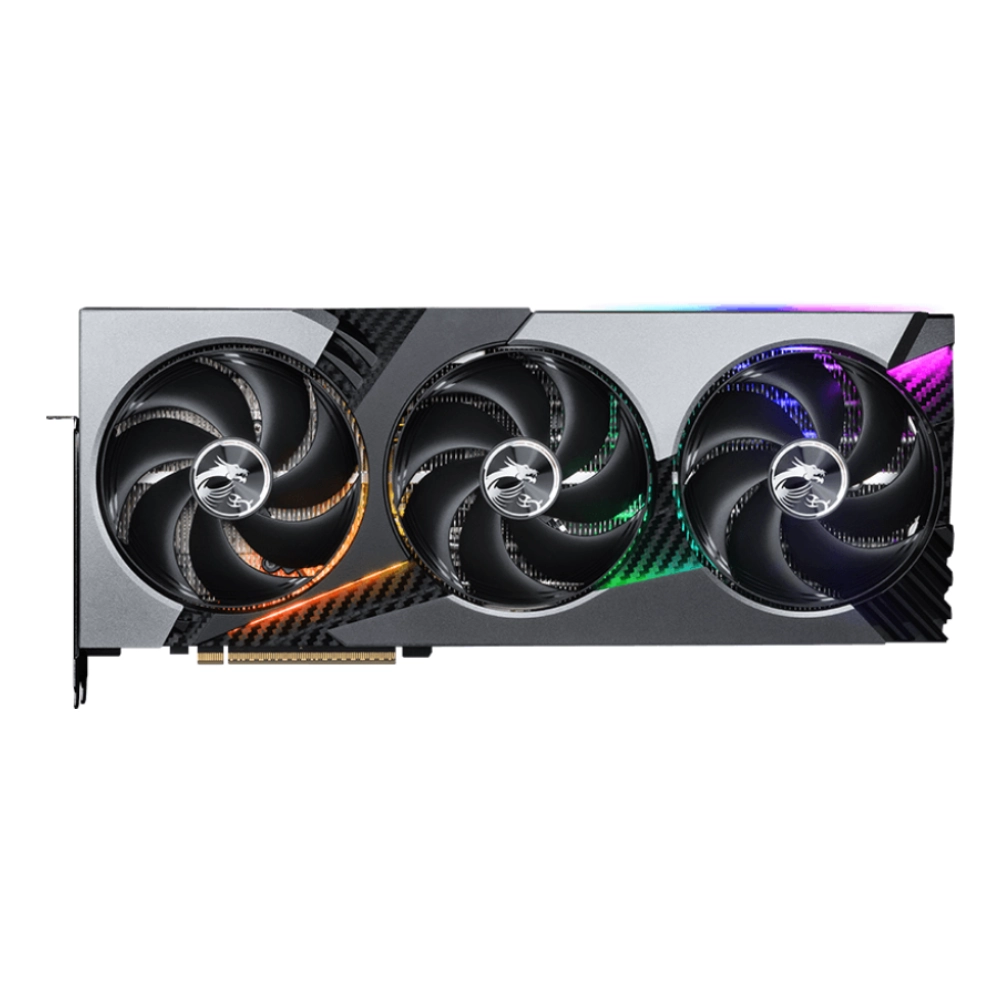 MSI Nvidia Graphic Card RTX 5080 16GB DDR7 Vanguard SOC Launch Edition Triple Fan view 2